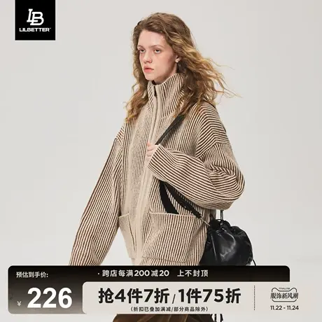 Lilbetter毛衣开衫外套男女同款美拉德外套复古情侣vintage针织衫图片