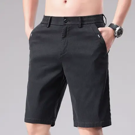 2023新款夏季休闲短裤子男士冰丝薄款五分夏款西装中裤夏天5分裤商品大图