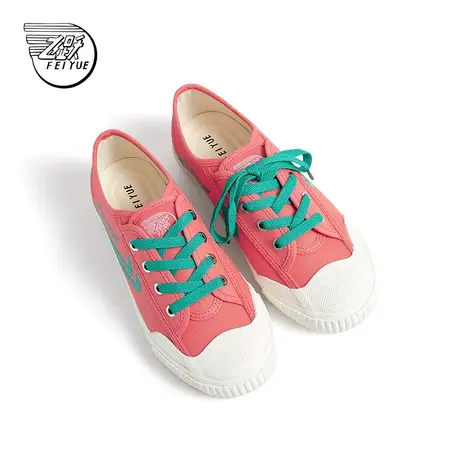 feiyue/飞跃帆布鞋2025春季新款复古低帮女鞋百搭透气轻便休闲鞋商品大图
