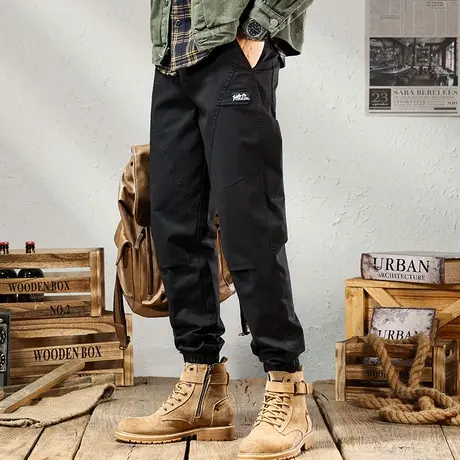 Modi Nick/摩帝尼克潮流百搭男士工装裤宽松直筒潮流工装休闲裤商品大图