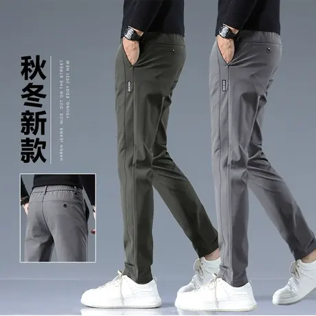 秋季春秋款商务正装西裤男士直筒宽松休闲长裤子男裤潮流百搭上班商品大图