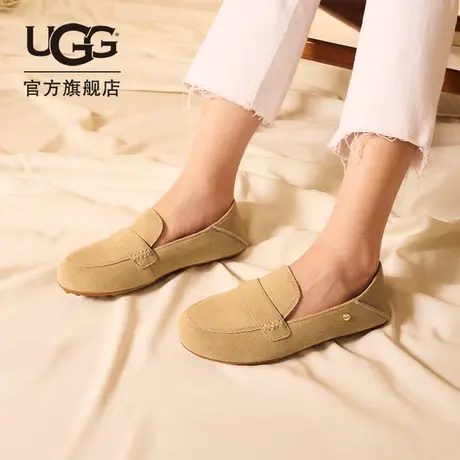 【好物】UGG春季女士时尚纯色舒适休闲乐福鞋单鞋豆豆鞋 1147350图片