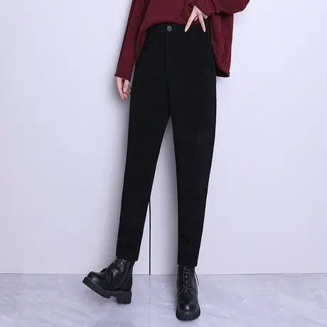 小个子哈伦裤女秋冬2023新款时尚显瘦小脚裤遮胯休闲九分萝卜裤子商品大图