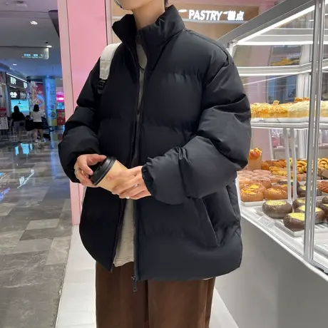 2023冬季新款棉衣男小棉袄加厚羽绒棉服立领保暖冬装潮牌外套袄子商品大图