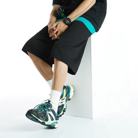 国潮宽松潮流纯色美式篮球短裤男潮ins潮牌大码直筒男士五分裤夏商品大图