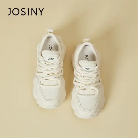 Josiny/卓诗尼厚底老爹鞋2024新款春季爆款轻便女鞋透气运动鞋子商品大图