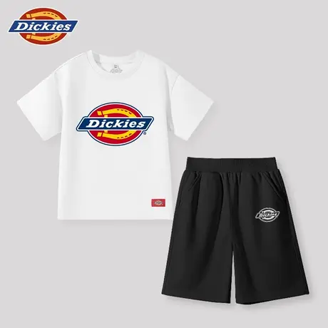Dickies童装男童套装夏季儿童2025新款纯棉体恤男孩美式短袖t恤A商品大图