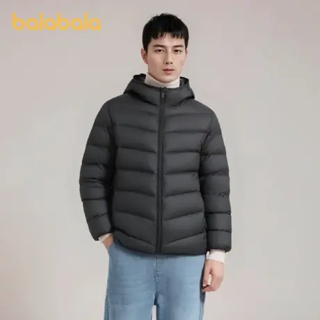 巴拉巴拉轻薄羽绒服男女短款2024冬季新品内胆保暖鸭绒休闲外套小商品大图