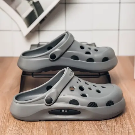 男士雨鞋2023夏季外穿防水防滑厨房工作鞋户外软底亲子涉水沙滩鞋商品大图