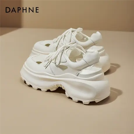 达芙妮运动凉靴女款2025新款夏季厚底增高溯溪鞋透气不累脚老爹鞋图片