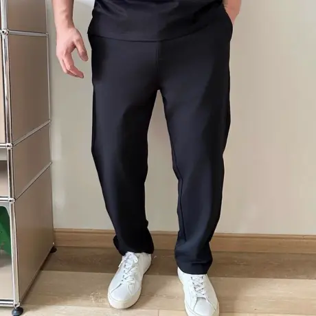 大依无忧大码男装春秋款宽松舒适男裤弹力加肥加大男士商务休闲裤商品大图
