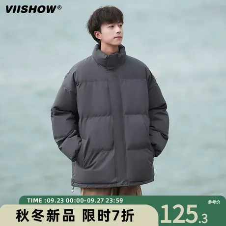 VIISHOW潮牌美式棉服男加厚衣服冬季男生痞帅棉衣保暖宽松面包服商品大图