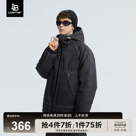 Lilbetter棉衣外套男2023冬季宽松棉服美式保暖棉袄潮牌复古男装商品大图