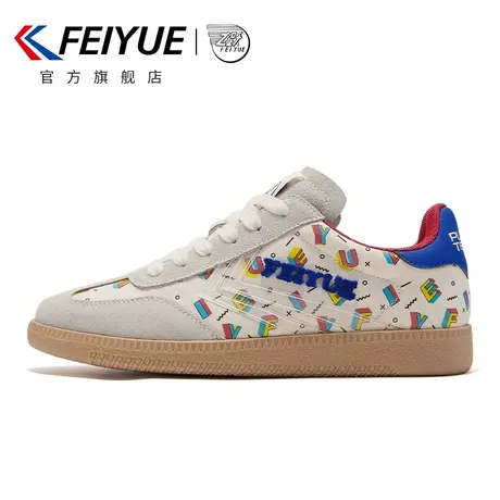 feiyue/飞跃帆布鞋女2023春夏新款趣味印花休闲鞋复古低帮板鞋928商品大图