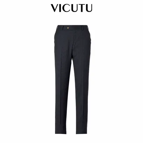 VICUTU威可多男士单西裤秋季舒暖纯羊毛裤子商务通勤休闲西装长裤图片