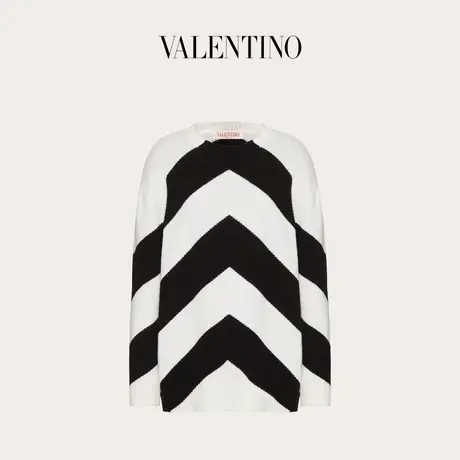 【季末优惠】华伦天奴VALENTINO女士羊毛针织衫毛衣图片