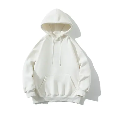 日系原宿风纯色连帽卫衣男秋冬季基础款潮牌百搭高街宽松上衣外套商品大图