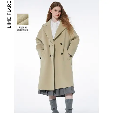 LIME FLARE冬季新款毛呢外套图片
