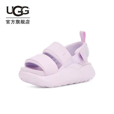 UGG2023夏季新款女士休闲舒适纯色露趾时尚厚底束带凉鞋 1136814图片