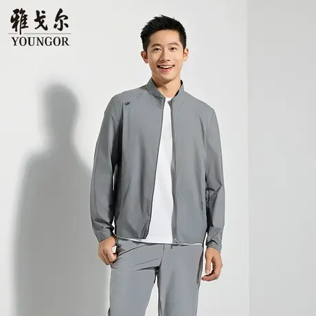 【商场同款】雅戈尔男士夹克春季新款官方商务休闲单夹克外套男商品大图