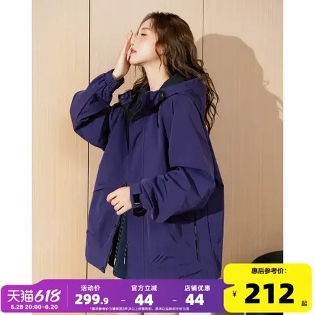 唐狮2025新款女外套休闲冲锋少年上衣户外运动风宽松百搭外套yc图片