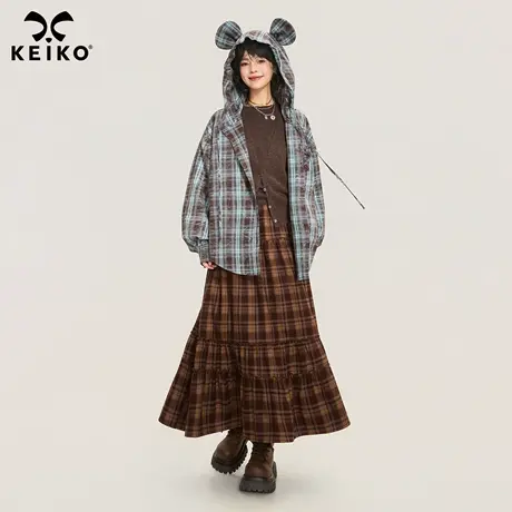 KEIKO 9月8日 00:00上新 格子外套商品大图