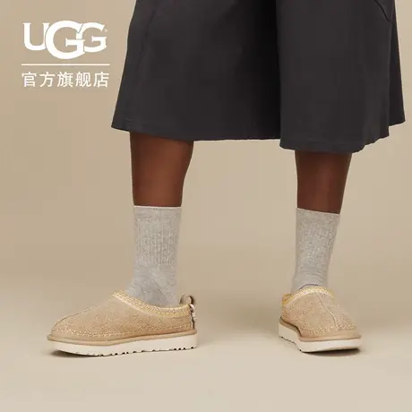 UGG秋季新款女士舒适时尚纯色平底休闲一脚蹬乐福鞋懒人鞋1171444商品大图