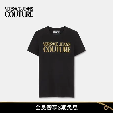 【季末优惠】VERSACE JEANS COUTURE 女士Logo T恤图片