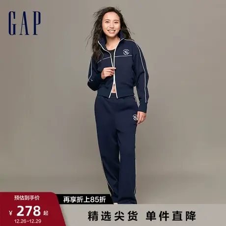 Gap女装早春空气三明治LOGO学院风短外套高级宽松休闲夹克770070图片