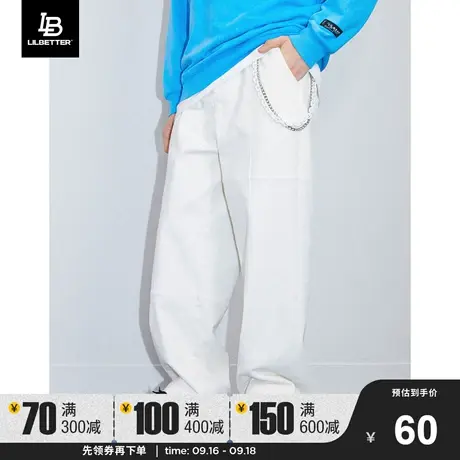 Lilbetter男士长裤宽松潮流休闲裤灯芯绒直筒裤痞帅街头裤子秋LB商品大图