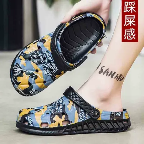 夏天雨鞋男款时尚大码46厨师鞋户外溯溪涉水鞋钓鱼水鞋洗车防水鞋商品大图