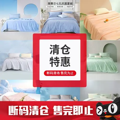 【断码清】富安娜家纺圣之花被芯被子可水洗夏被四季被春秋冬被商品大图