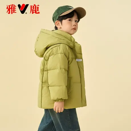 雅鹿2025新款儿童羽绒服男童女童女宝宝大童小童冬季加厚外套冬装商品大图