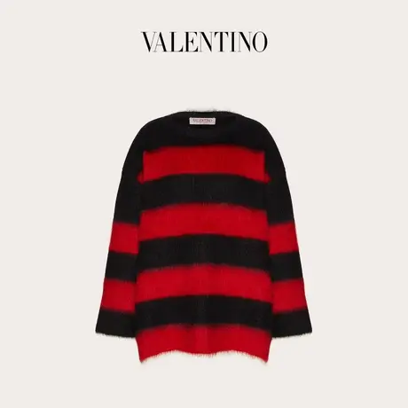 【季末优惠】华伦天奴VALENTINO女士马海毛针织衫毛衣商品大图