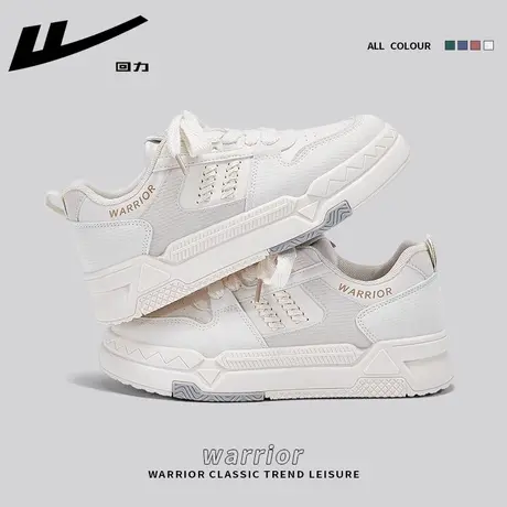 回力女鞋小白鞋女2023新款秋季爆款鞋子女百搭厚底增高白色板鞋女商品大图