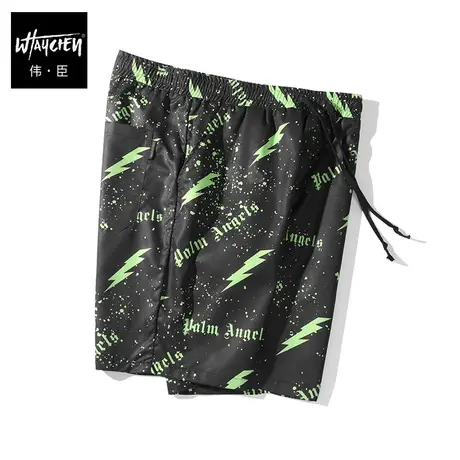 伟臣2022夏季新品大码男式休闲短裤胖子加肥加大宽松肥佬五分裤潮商品大图