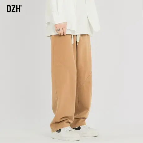 青少年直筒休闲裤男春夏款潮流韩版纯棉裤子2023新款宽松运动长裤商品大图