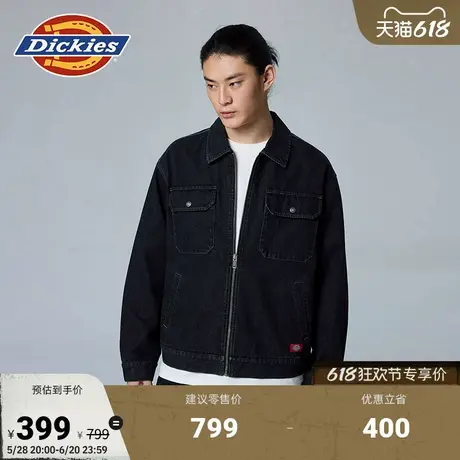 Dickies25春夏新款 宽松休闲多口袋牛仔底特律夹克外套 男女情侣图片
