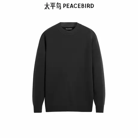 【商场同款】太平鸟男装毛衣冬季新款绵羊毛修身打底衫 B1EBE4245图片