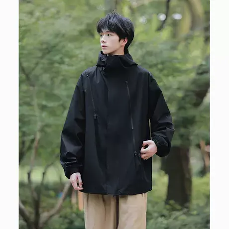 vintage美式黑武士机能冲锋衣男款三合一秋季外套高级感痞帅夹克商品大图