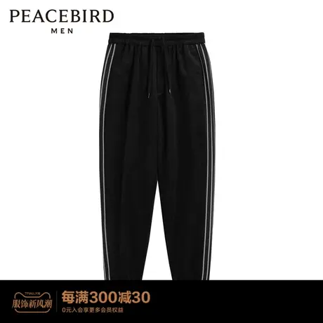 太平鸟男装 2023年冬季新款运动长裤男士B1GC4449图片