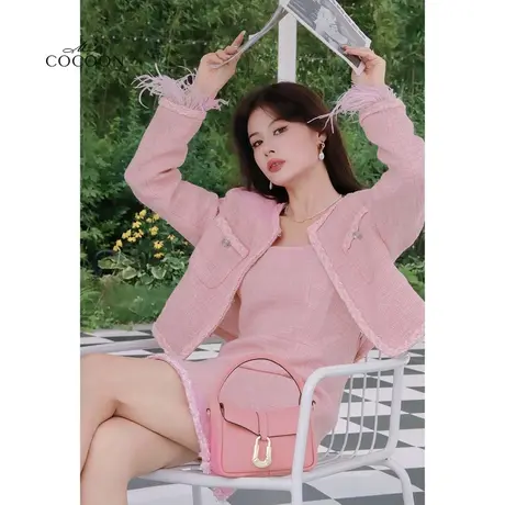 MISSCOCOON大翻领香风上衣24春装新款女时尚外套卫衣图片