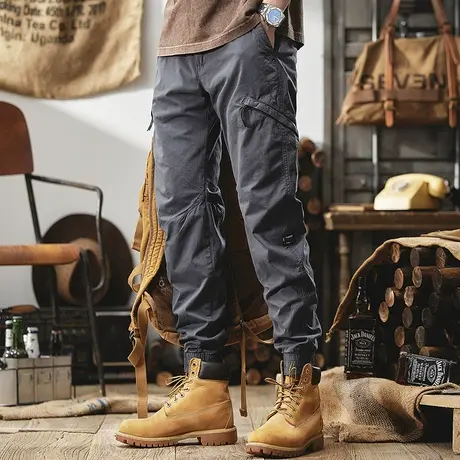 Modi Nick/摩帝尼克男士宽松潮牌工装裤潮流时尚男款裤子男士长裤商品大图