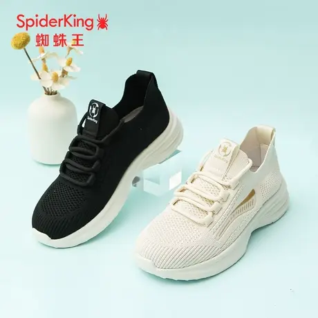 SPIDER KING/蜘蛛王女飞织鞋2025春商场新款网面透气轻便舒适爆款商品大图