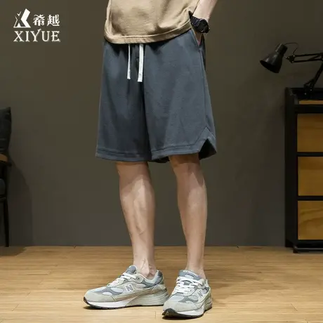 夏季新款纯棉多色休闲短裤男基础款简约百搭中裤户外运动五分裤潮图片