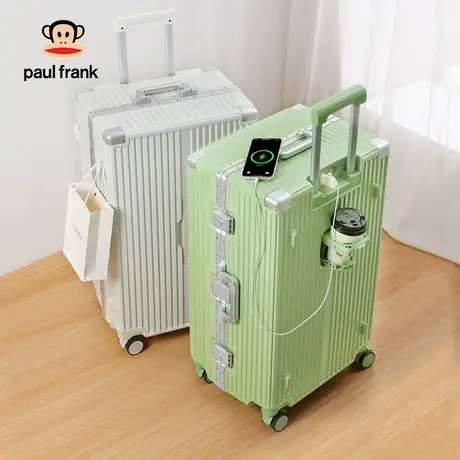 大嘴猴大容量多功能铝框行李箱女24寸皮箱子旅行箱密码箱男拉杆箱图片