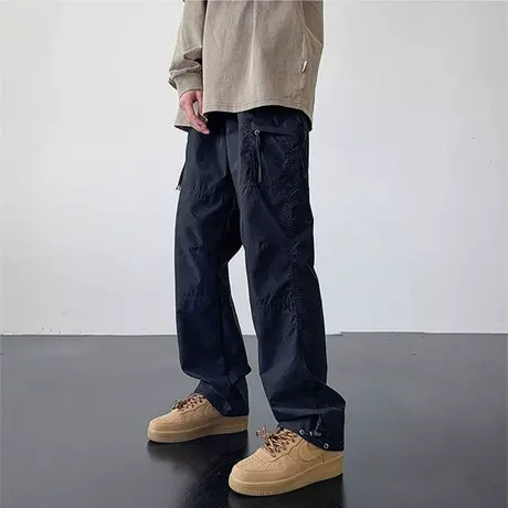 cleanfit冲锋裤男夏季薄款美式户外登山工装长裤直筒休闲运动裤子商品大图