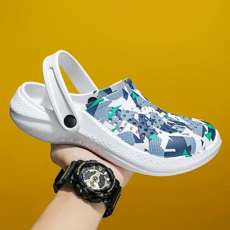 雨鞋 男款时尚潮流防水鞋子男女休闲钓鱼胶鞋两穿包头厨房防滑鞋商品大图