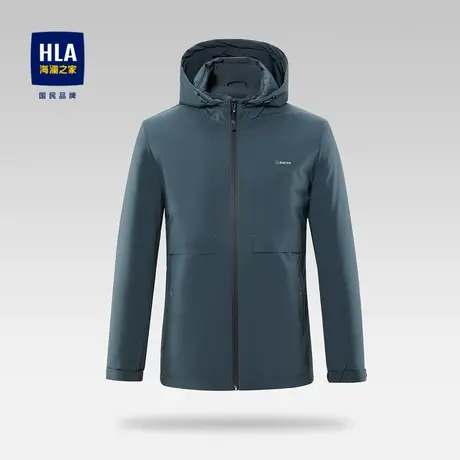 【好物体验专享】HLA/海澜之家2023纯色羽绒服白鸭绒保暖外套商品大图
