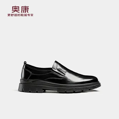 奥康 男鞋2026春季新款乐福鞋公务一脚蹬软底时尚简约驾车豆豆鞋图片